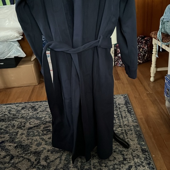 Lands End navy robe, sz 42-44 unisex - Picture 2 of 5